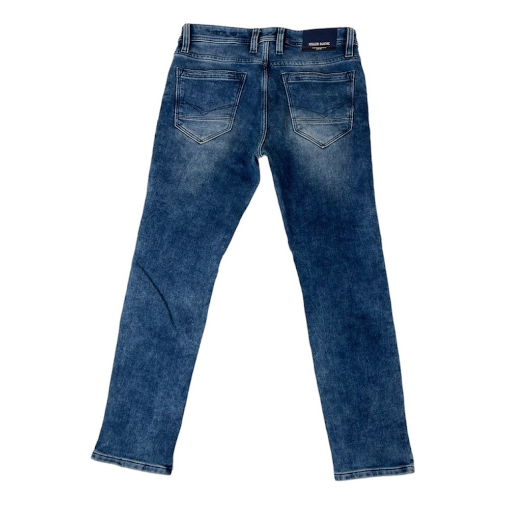 Denim Killer Blu Carrot Fit Mens Jeans Sz 34 Blue Prewash - Picture 3 of 16